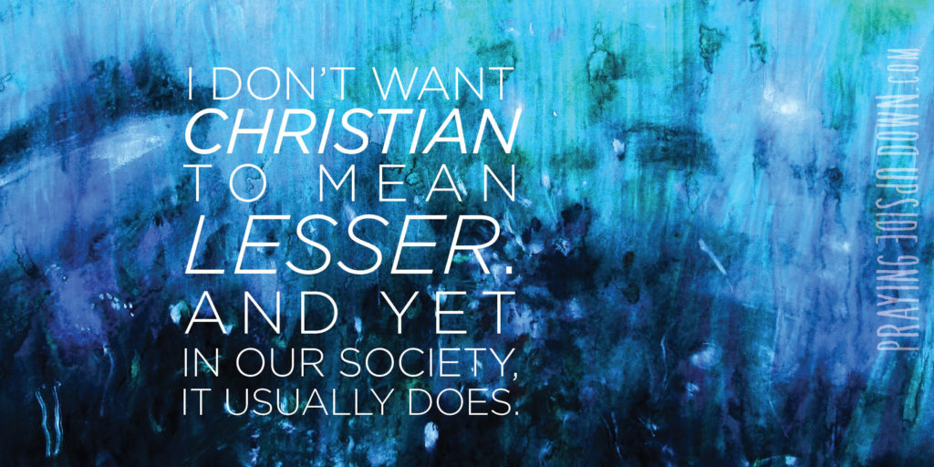 GRAPHIC Christian to mean lesser